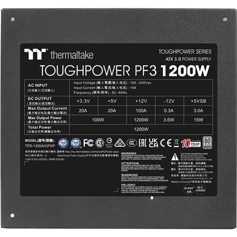 Thermaltake Toughpower PF3 1200W Gen 5