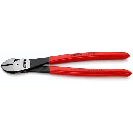 KNIPEX Kraft-Seitenschneider 250 mm, Kunststoff überzogen