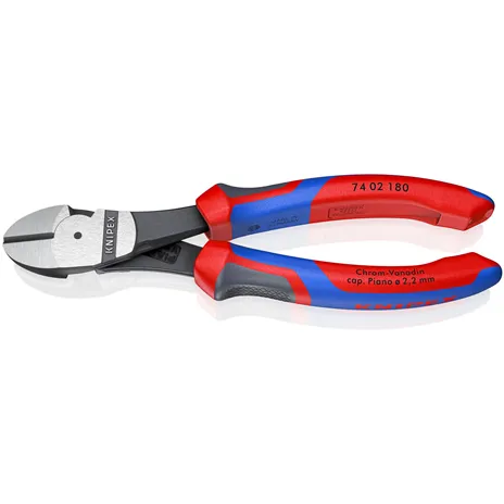 KNIPEX tronchese laterale tipo forte  180 mm, manici Comfort