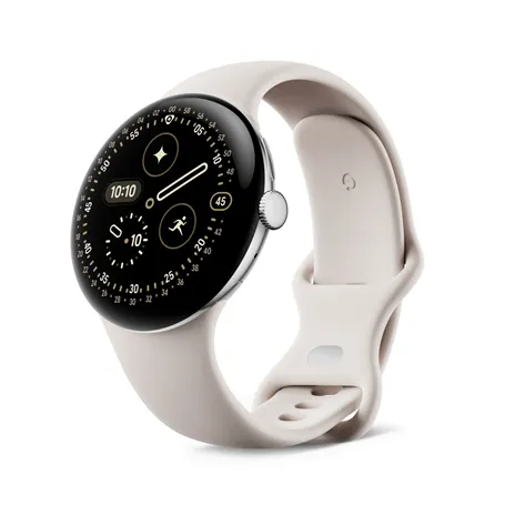Google Pixel Watch 4 (45mm) WiFi argento/porcelain