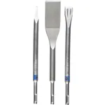 Bosch SDS-plus set scalpelli 3 pezzi Long Life