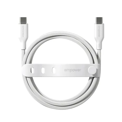 PanzerGlass empower 240W USB-C a USB-C USB 2.0 1.2M bianco
