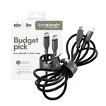 PanzerGlass empower 60W USB-C a USB-C cavo USB 2.0 2M nero