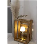 REV LED lampada bottiglia con batt. Lamprusco bianco/caldo