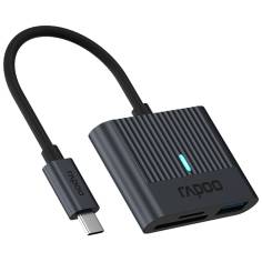 Rapoo USB-C lettore schede grigio 2