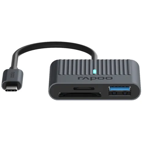 Rapoo USB-C lettore schede grigio