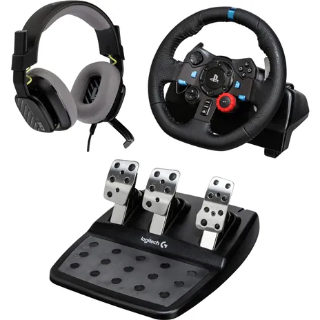 Logitech G29 Driving Force inkl Headset A10 Bundle