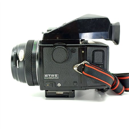 Zenza Bronica ETRs + 75 + 50 +150 + pentaprisma + dorso 669 + flash