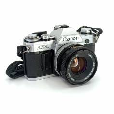 Canon AT-1 corpo + Canon FD 50/1,8 s.c.