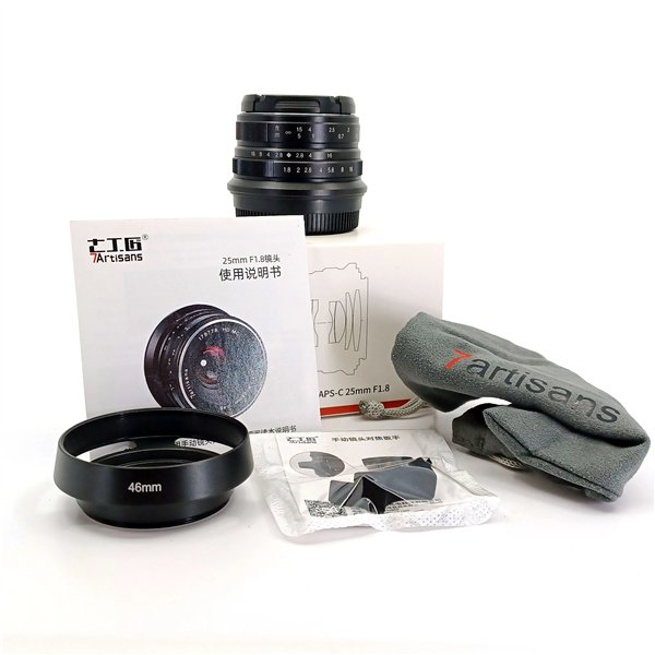 7 ArtiSans 25/1,8 per Fuji x-mount