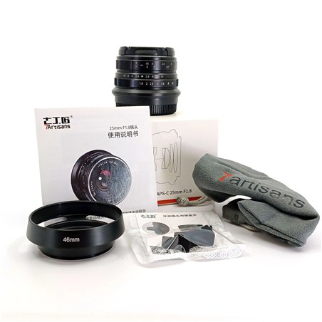 7 ArtiSans 25/1,8 per Fuji x-mount