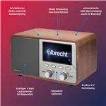 Albrecht DR 760 DAB+/UKW Radio con ASA