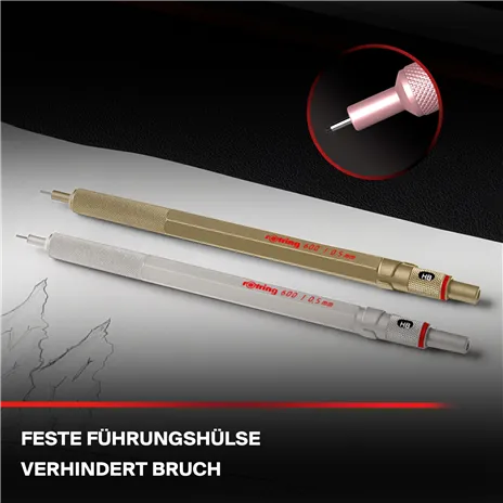 rotring 600 Feinminenstift metallic-rosegold 0,5 mm