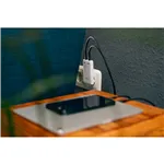 Verbatim Fold n Go GaN Charger 65W 2xUSB C weiß klappb.St.32355