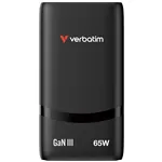 Verbatim Fold n Go GaN Charger 65W 2xUSB C schw.klappb.St.32354