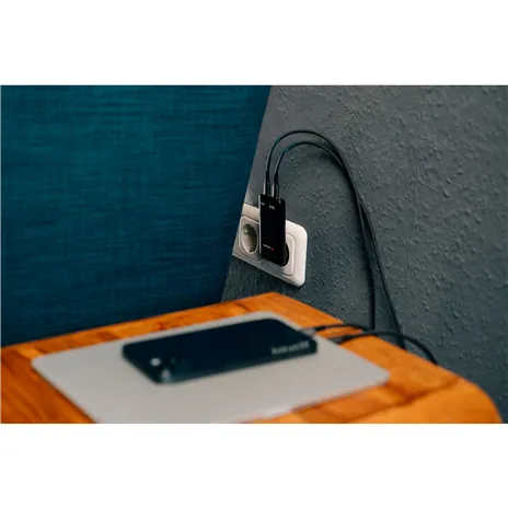 Verbatim Fold n Go GaN Charger 65W 2xUSB C schw.klappb.St.32354