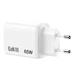 Verbatim Essentials GaN Charger 65W 2xUSB-C/1xUSB-A weiß   32353