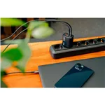 Verbatim Essentials GaN Charger 65W 2xUSB-C/1xUSB-A schwa. 32352