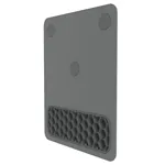 Fellowes Breyta mousepad grigio con poggiapolsi