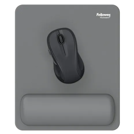 Fellowes Breyta mousepad grigio con poggiapolsi