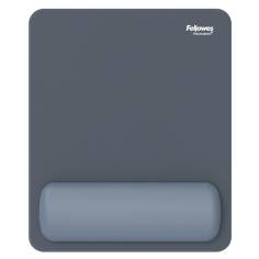 Fellowes Breyta mousepad blu con poggiapolsi