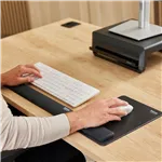 Fellowes Breyta XL tappetino mouse nero con poggiapolsi