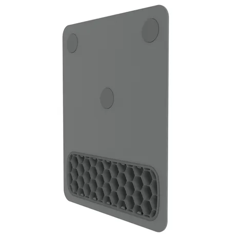 Fellowes Breyta XL tappetino mouse grigio con poggiapolsi