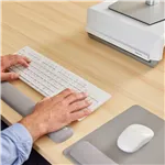 Fellowes Breyta XL tappetino mouse grigio con poggiapolsi