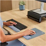 Fellowes Breyta XL mousepad blu con poggiapolsi