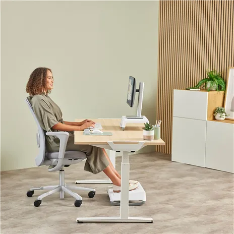 Fellowes Breyta XL mousepad verde salvia con poggiapolsi