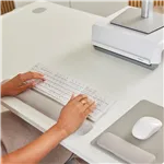 Fellowes Breyta XL tappetino mouse sabbia con poggiapolsi