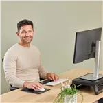 Fellowes Breyta nero poggiapolsi da tastiera 32 cm