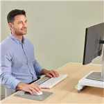 Fellowes Breyta grigio poggiapolsi da tastiera 47 cm