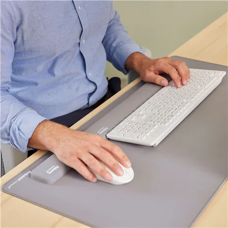 Fellowes Breyta grigio poggiapolsi da tastiera 47 cm