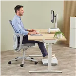 Fellowes Breyta grigio poggiapolsi da tastiera 47 cm