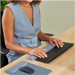 Fellowes Breyta blu poggiapolsi da tastiera 47 cm