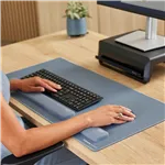 Fellowes Breyta blu poggiapolsi da tastiera 47 cm