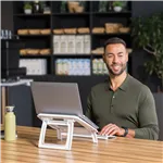 Fellowes I-Spire Series Laptop Ständer Quick Lift weiß