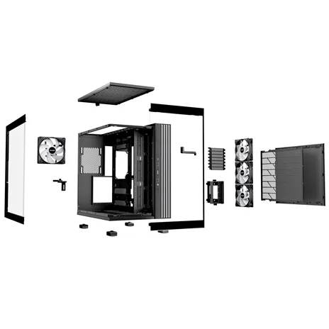 be quiet! LIGHT BASE 600 LX Black Gehäuse