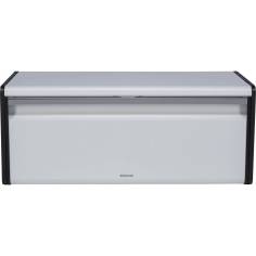 Brabantia Klappbrotkasten Front eckig, weiß