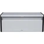Brabantia Klappbrotkasten Front eckig, weiß