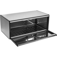 Brabantia Klappbrotkasten Front eckig, Stahl matt 2