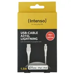 Intenso cavo-USB A315L Nylon 1,5m bian. USB-A / Lightning 12W