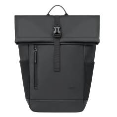 Rivacase 7826 Eden Rucksack 14  ECO schwarz roll-top 2