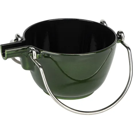 Staub Teekanne 1,15 L basilikum- grün Gusseisen, rund