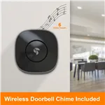Toucan Wireless Video Doorbell with Chime V3