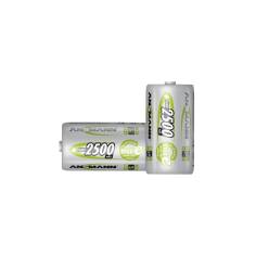 1x2 Ansmann maxE NiMH batteria Baby C 2500 mAh 2