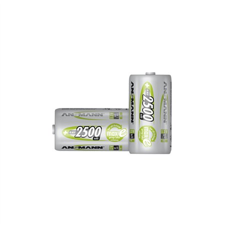 1x2 Ansmann maxE NiMH batteria Baby C 2500 mAh