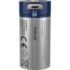 Ansmann 16340 Li-Ion batt.850mAh 3,6V Micro USB ingr. 1300-0015 2