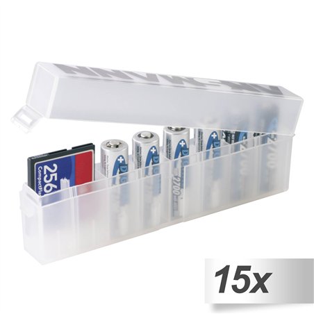 15x1 Ansmann scatola per 8 batterie Mignon